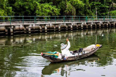 Boat poor life wooden  traditional