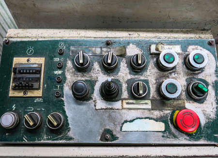 An old controller box controls the machine's command. in an incomplete state Need to repair,...