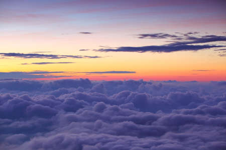 sunrise and cloud の写真素材