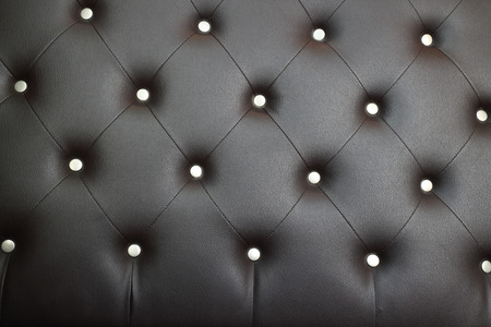 Background of a leather armchair black colourの写真素材