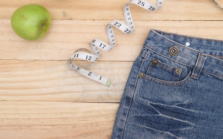 concept of weight loss, diet, nutritionの写真素材