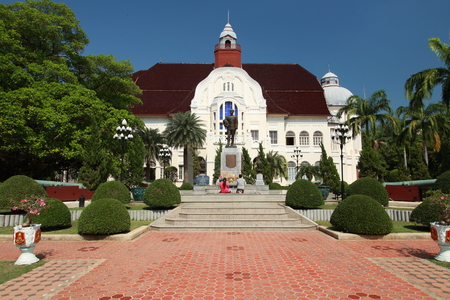 PHRA RAMRAJNIVET PALACE(Wang Ban Peun) in Thailand image are public domain,no artist name or any copy right appear on the imageのeditorial素材