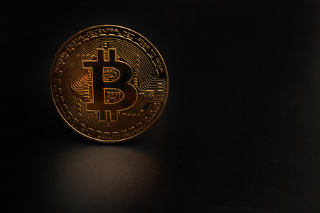 Cryptocurrency concept : Stack and piles of Bitcoin and other different cryptocurrenciesの写真素材