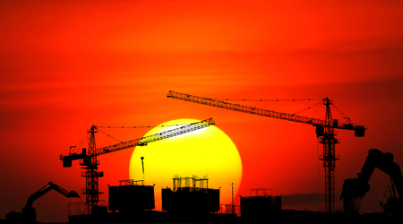 industry of construction siteの写真素材