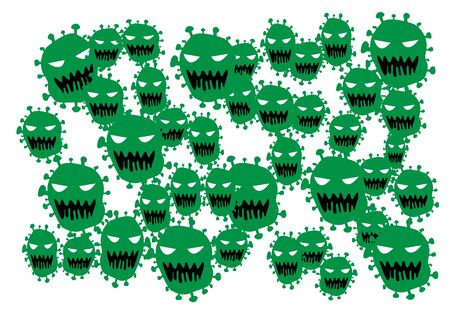  Covid-19 Sign & Symbol, vector Illustration concept coronavirus COVID-19.の写真素材