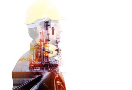  oil and chemical refineryの写真素材
