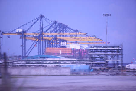 logistic network distribution on background and Logistics Industrial , Container ,transportation...