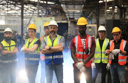 engineer on site working for production or maintenance  big machine industry in factoryの写真素材