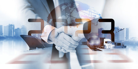 2023 year as new of logistics , business of  world  logistic network distribution and Logistics...