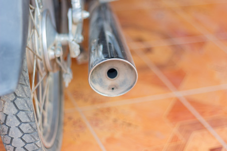 close up Pipes motor vehicleの写真素材