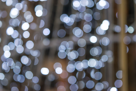 Bokeh Background of high speed energy and Happy Christmas, Happy new year conceptの写真素材