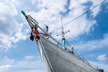 The wooden ship in Sunda Kelapa Port, Jakarta, Indonesia