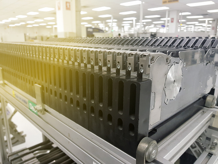 Body parts of SMD machine close up shot.の写真素材