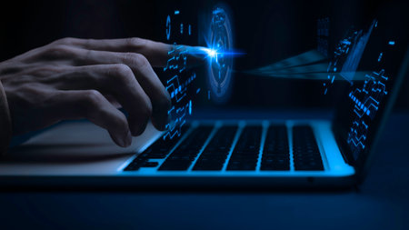 Businessman working with business analytics and data smart technology system on computer, online...