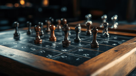 A trivia game board displaying multiple choice answers for a quiz questionの素材