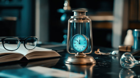 A digital timer counting down during a trivia game, creating suspense for the playersの素材