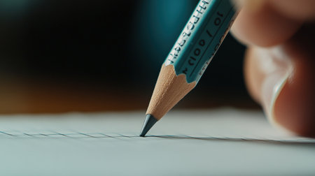 "A close-up of a pencil marking an answer on a scantron test sheet --ar 16:9 --personalize jaydbm9 --v 6.1 Job ID: b15e8ef7-7cd1-4cb2-8992-c7aadb78e6e5の素材