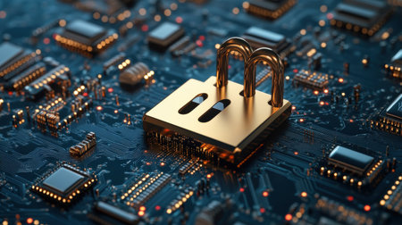 Cyber security Data privacy Data protection Internetの素材