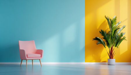 Colorful pastel colors learning rooms for pre-primary students or young children blank mockup frames on merry christmas wall of kindergarten or children playroom, display and show mockupの素材