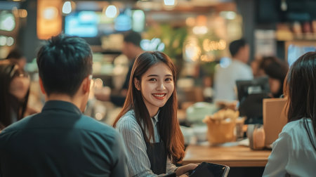 customer ,The needs of customers when they receive good service and are happy in using the product. have confidence and meets the needs of the product or serviceの素材