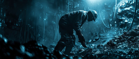 Astronaut on another planet.の素材