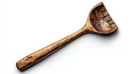 Hoe tool isolated on white background, perfect for agricultural brandingの素材