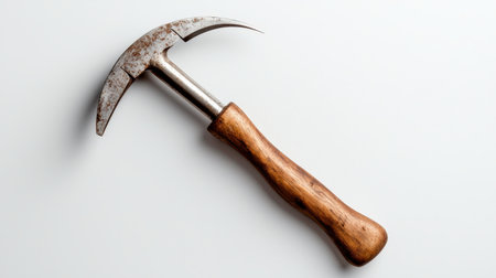 Fruit picker tool isolated on white, perfect for orchard and harvest themesの素材