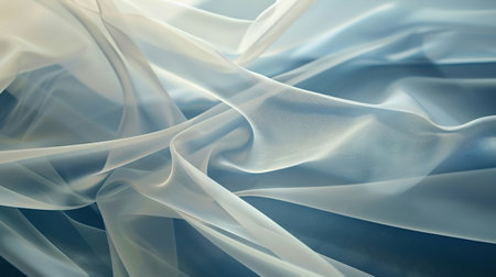 abstract background with white silk or satin luxury cloth texture.の素材