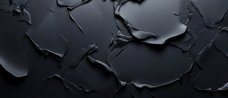 A black and white photo of a wall with a lot of cracks and splatters of paint. Scene is chaotic and messy, with the paint appearing to be everywhereの素材