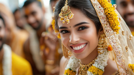Indian woman wearing saree in traditional ceremony --ar 16:9 --quality 2 --style raw --profile ooj6fpf --stylize 750 --v 6.1 Job ID: e3bb1733-6432-4503-8ecb-91839ed0000eの素材