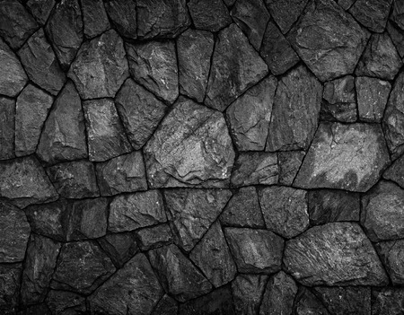 Background of stone wall textureの写真素材