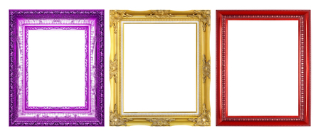 Frame isolated on the white background.の写真素材