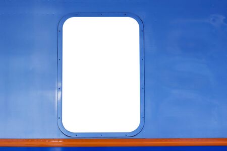 Window of the train.