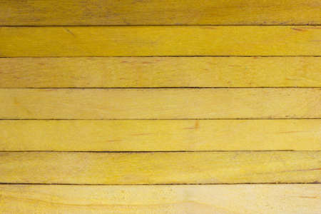 Yellow wood panel background, Abstract plank for texture.の写真素材
