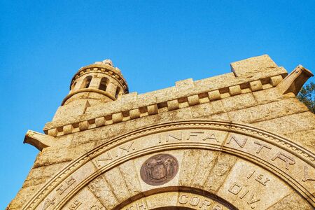 New York Monument, Gettysburg National Military Parkのeditorial素材