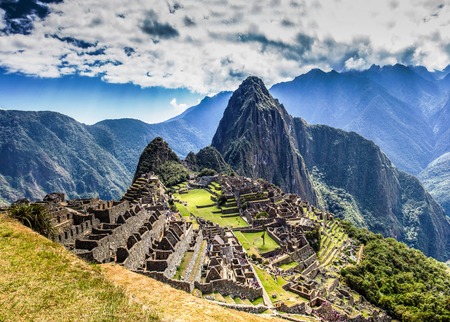 Machu Picchu Lost city of Inkas in Peruの写真素材