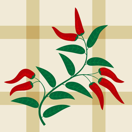 Seamless pattern with pepperのイラスト素材