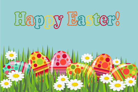 Easter postcardのイラスト素材