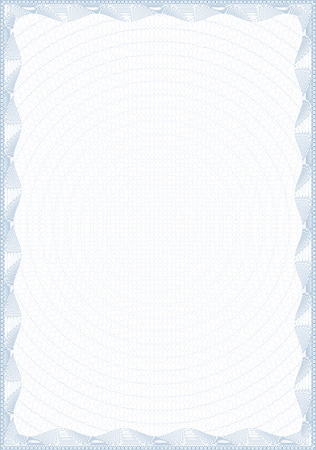 Guilloche style form for diploma or certificateのイラスト素材