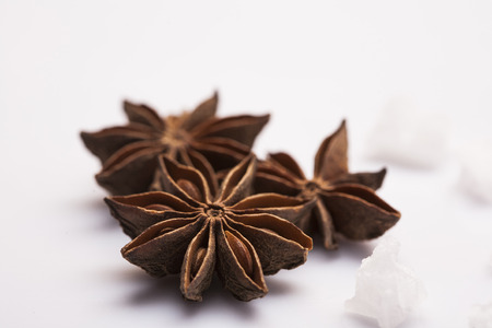 star anise is a chinese herb ingredient in a lot of cookingの写真素材