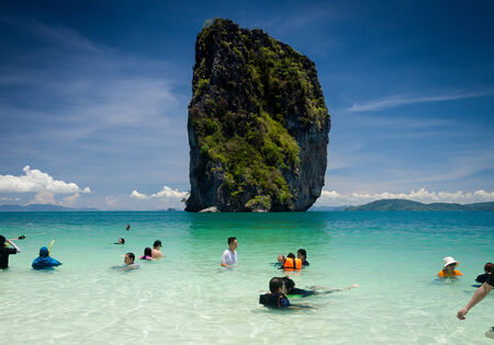 Poda Island at Krabi Thailandのeditorial素材