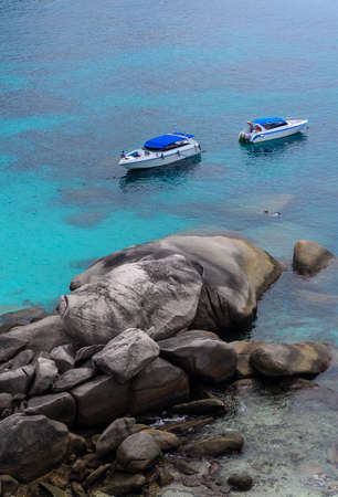 Boat Rock Sea from Similan Islands