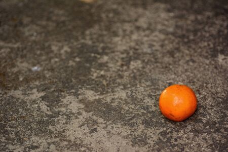 Closeup fresh and healthy orange fruit blurred background, organic diet fruit.の写真素材