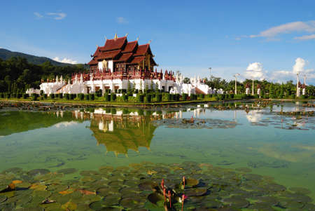 Nature view landscape at royal park Rajapruek, Chiang Mai, Thailand.のeditorial素材