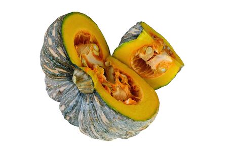 Pumpkin Thailand isolated on white background.の写真素材