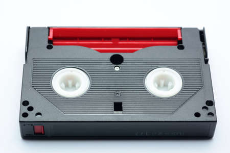 Chiang Mai, Thailand - Nov 11, 2020: Vintage Sony 8mm video cassette tape isolated on white background.のeditorial素材