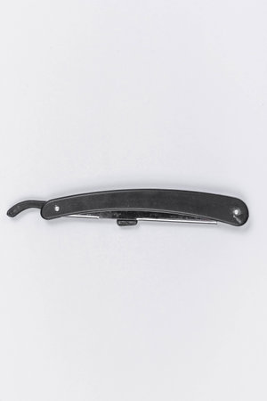 Barber razor on the white background