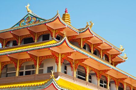 Chinese temple, Chonburi in Thailand