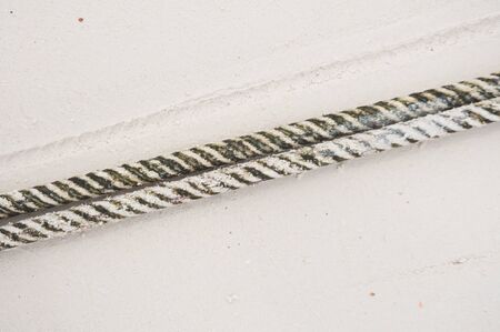 Ropes on the white sandの写真素材