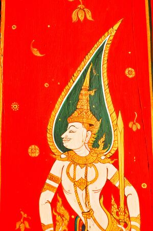 Thai angle paintingのeditorial素材